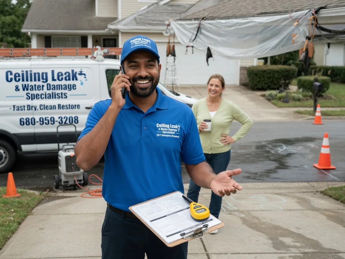 Ceiling Leak Cleanup Waveland, IN FAQs